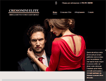 Tablet Screenshot of cremoninielite.com